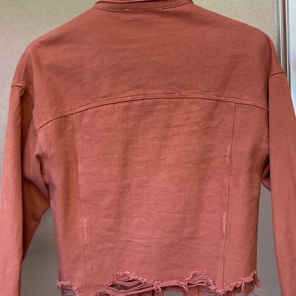 Distressed Jean Jacket - Picture 3 of 7